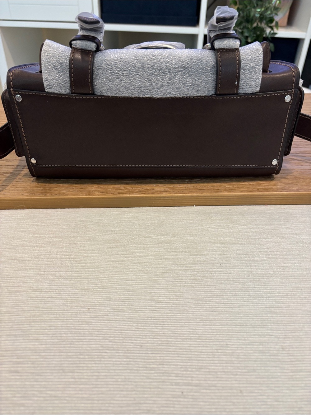 NWT, Coach Western Tabby bag, Dark Brown Leather Shoulder/Crossbody Bag - Picture 3 of 6